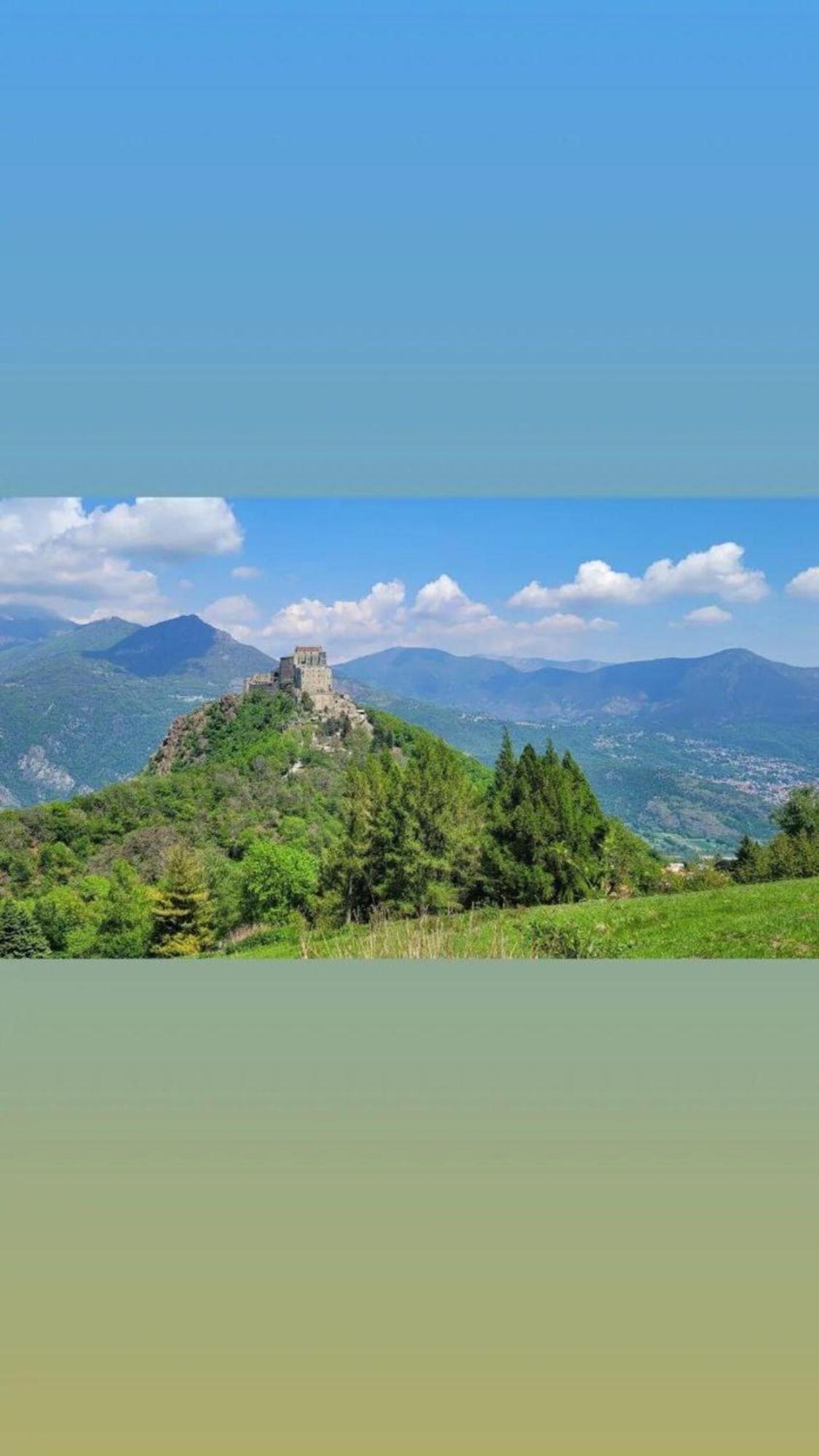Casa Con Terrazzo E Vista Daire Chiomonte Dış mekan fotoğraf
